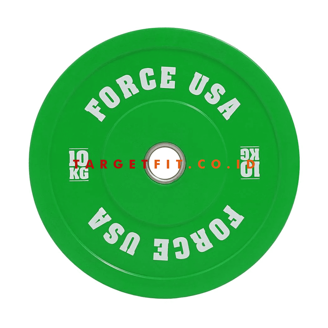 Force USA Pro Grade Bumper Plates 5 - 25 kg - Image 4