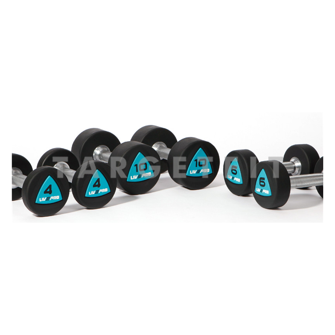 Urethane Dumbbell Set 2kg s/d 20kg Livepro