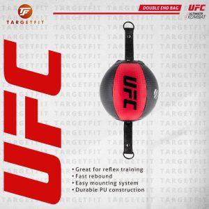 UFC Double End Bag Black Red